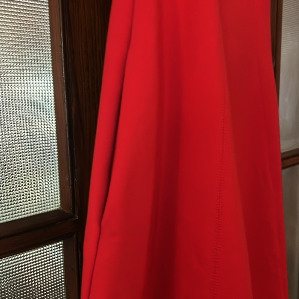 Spanx Perfect Fit & Flare Dress in Red - Picture 4 of 8